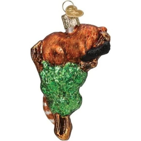 Red Panda Old World Christmas Ornament - Picture 2 of 3